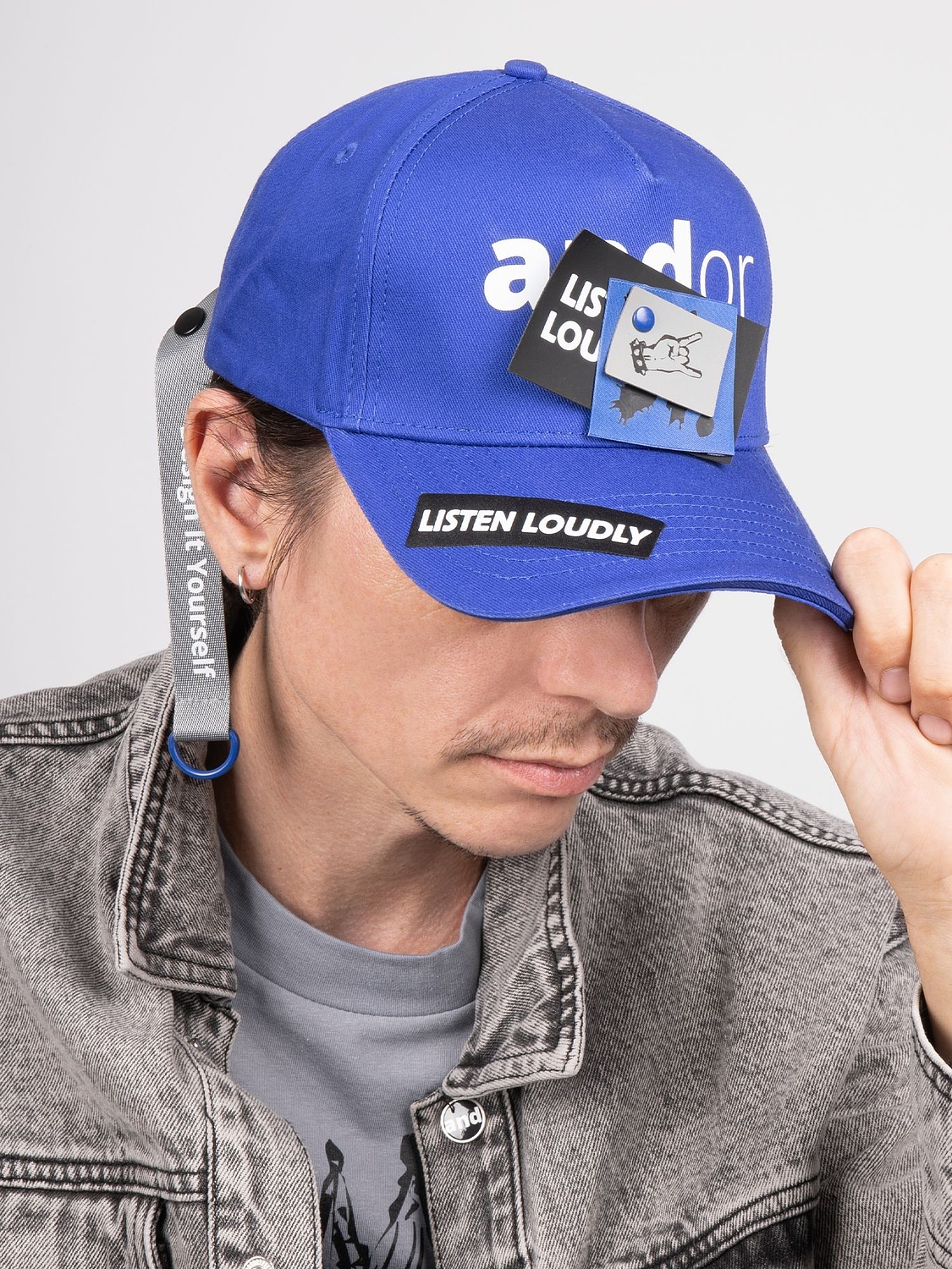 Бейсболка C1, синяя