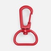 Застежка-карабин Snap Hook, M, красная с логотипом