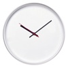 Часы настенные ChronoTop, серебристые с логотипом