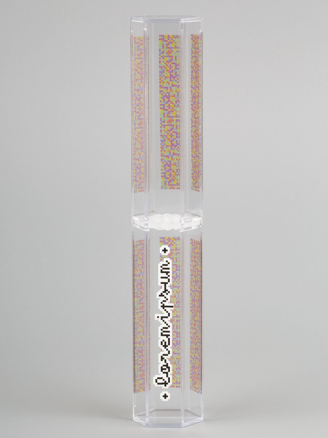 Футляр Hexa для 1 ручки, прозрачный с логотипом