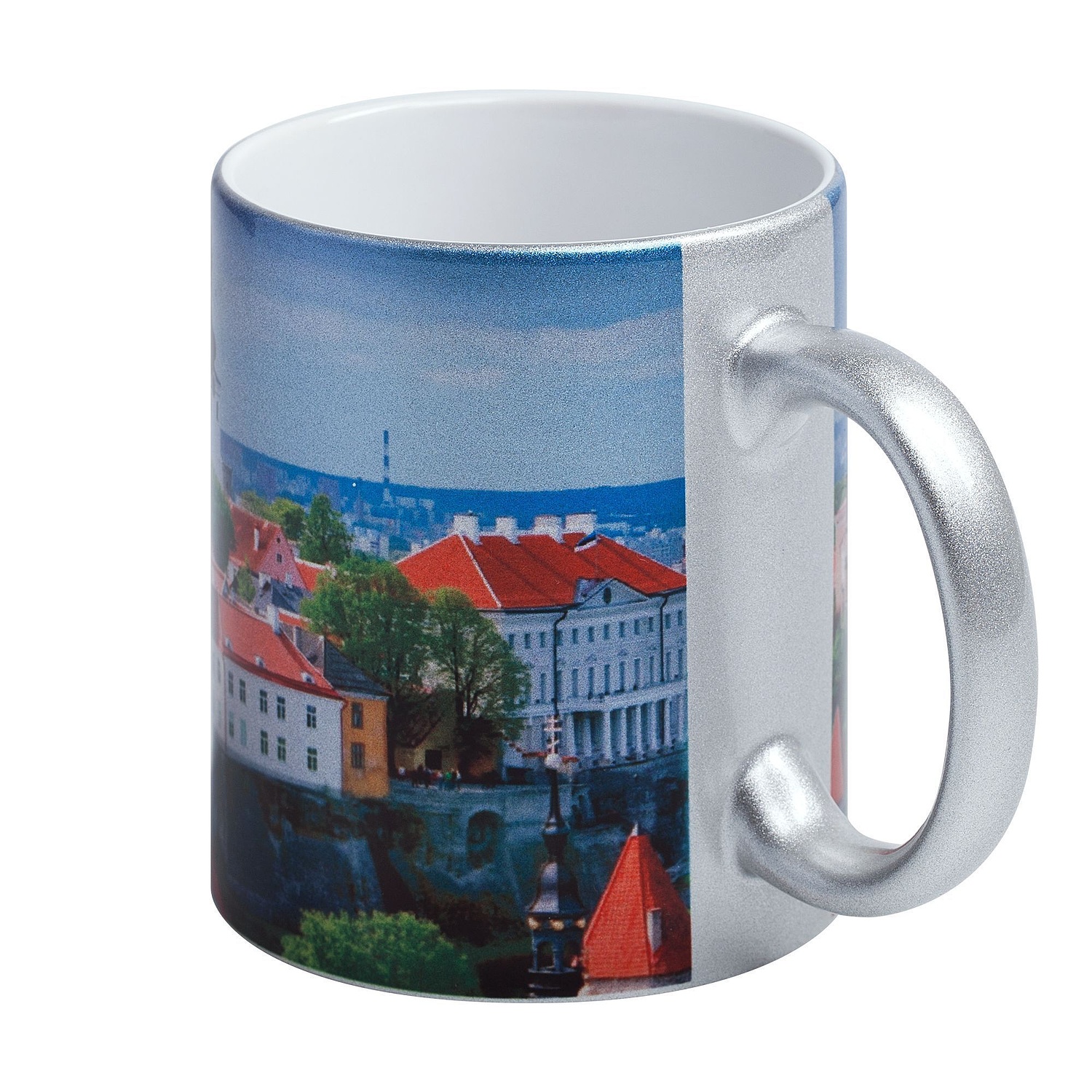 Кружка Ore для сублимационной печати, серебристая