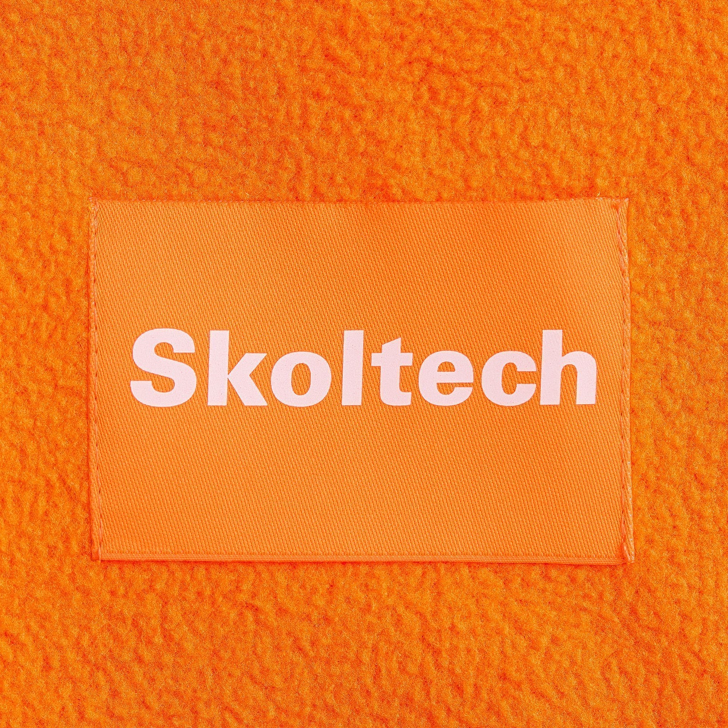 Флисовый плед Warm&Peace, оранжевый