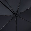Зонт складной Zero Magic Large, черный с логотипом