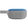 Беспроводная колонка Chubby, серая с голубым с логотипом