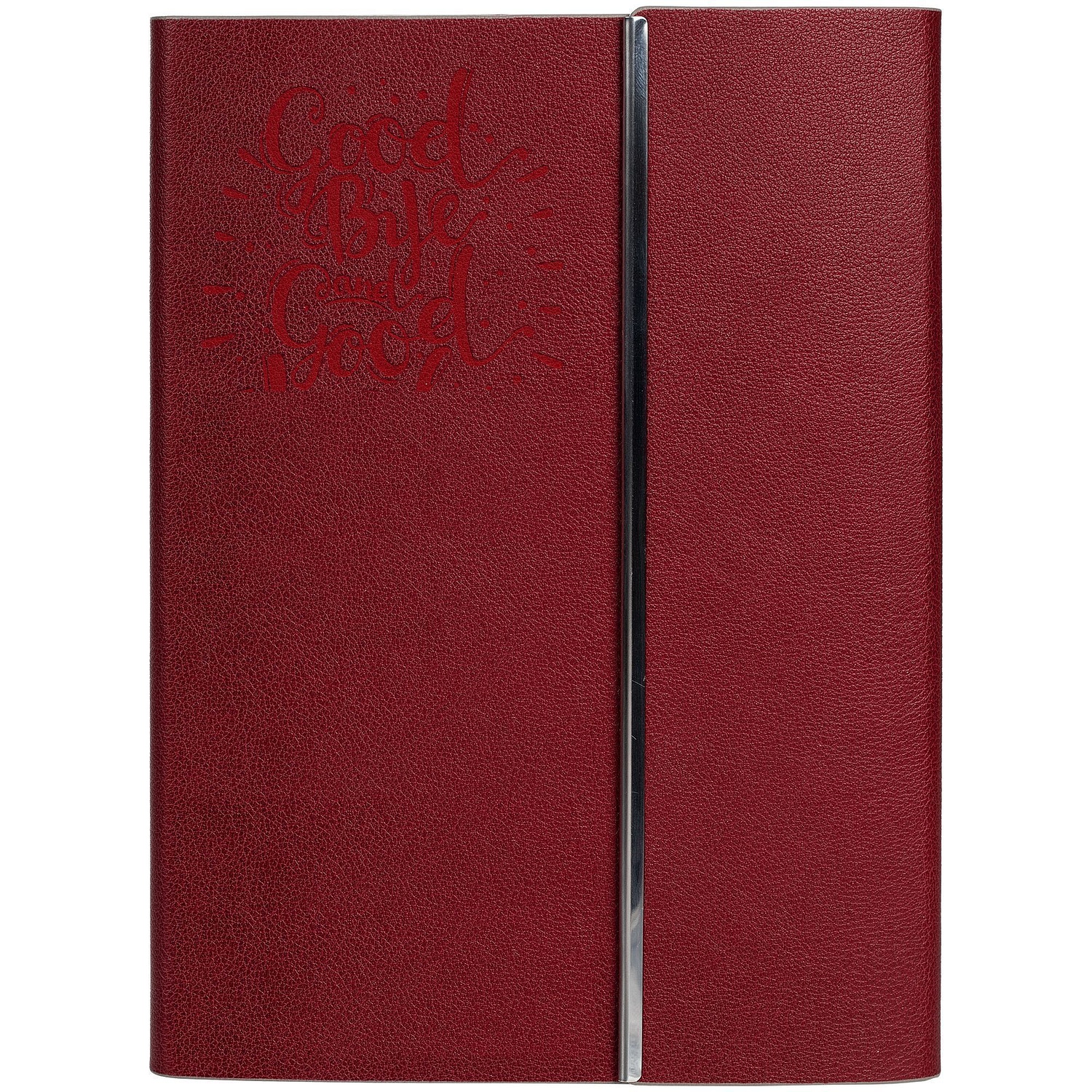 Ежедневник Petrus Flap, недатированный, красный с логотипом