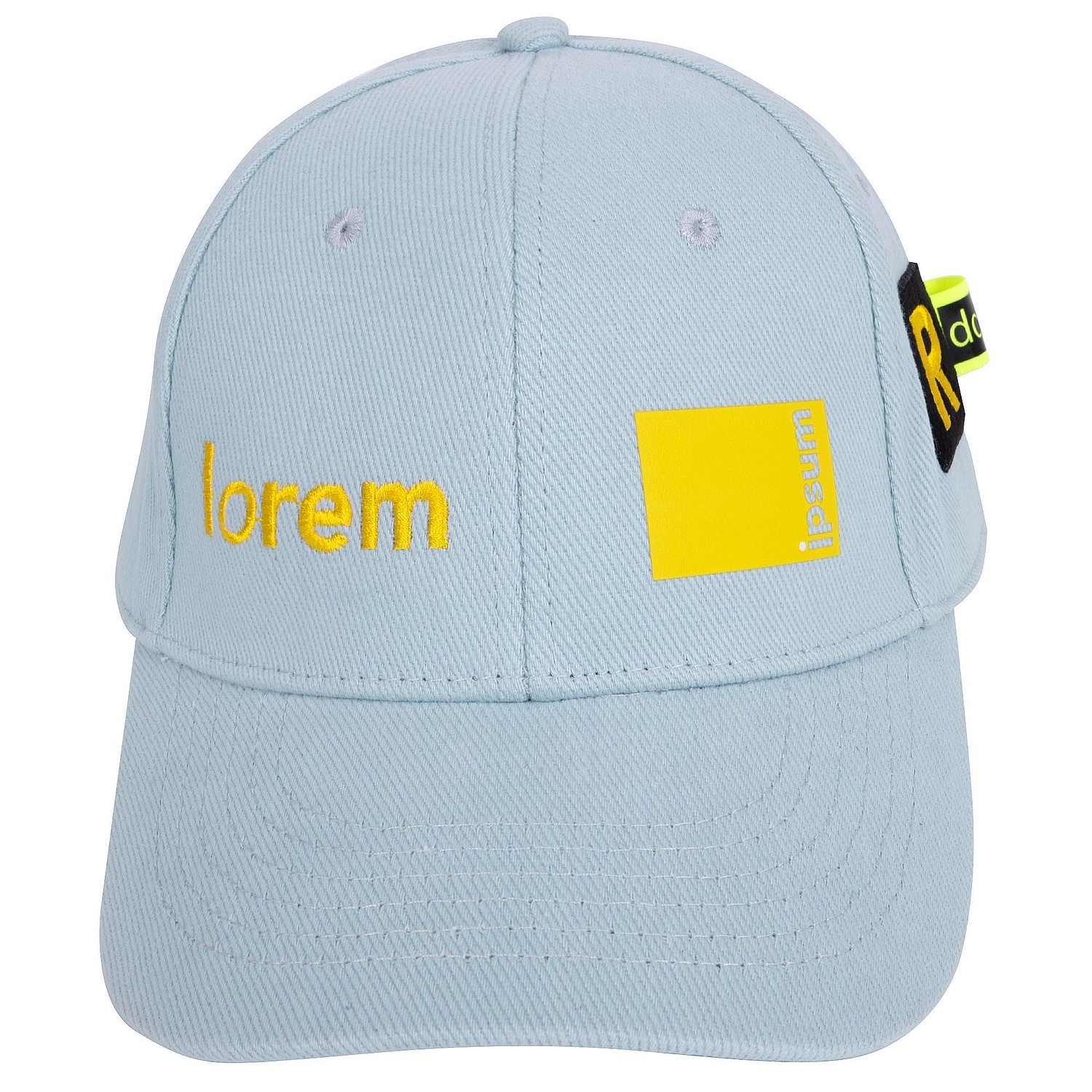 Бейсболка Hillside, голубая с логотипом