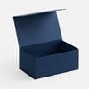 Коробка LumiBox, синяя (noble) с логотипом