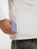 Куртка унисекс Veter, молочно-белая с логотипом