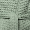 Халат вафельный женский Boho Kimono, зеленая мята с логотипом