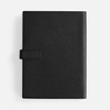 Ежедневник Repute, недатированный, черный с логотипом