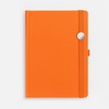 Ежедневник Favor Metal, недатированный, оранжевый с логотипом