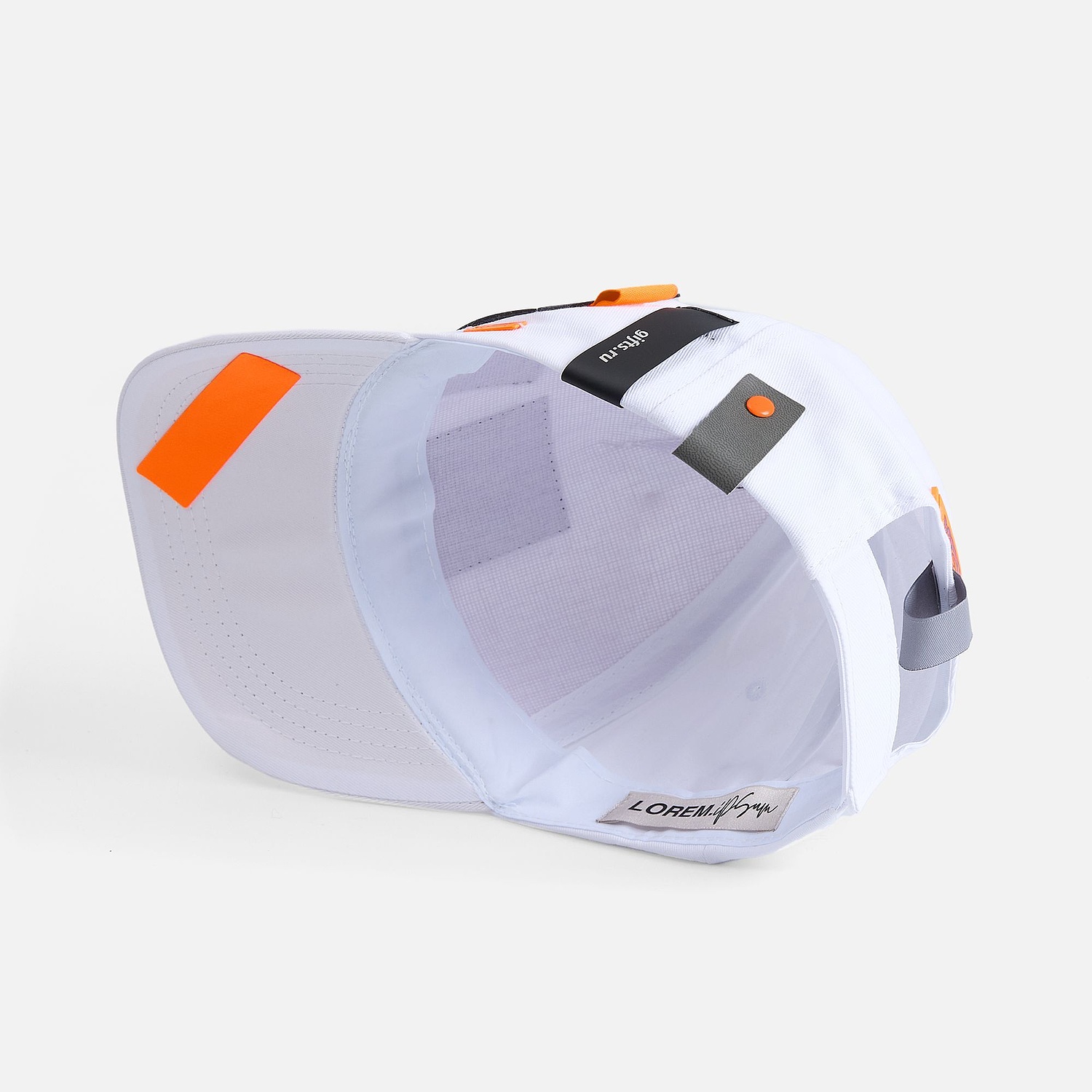 Бейсболка Buzz, оранжевая с логотипом