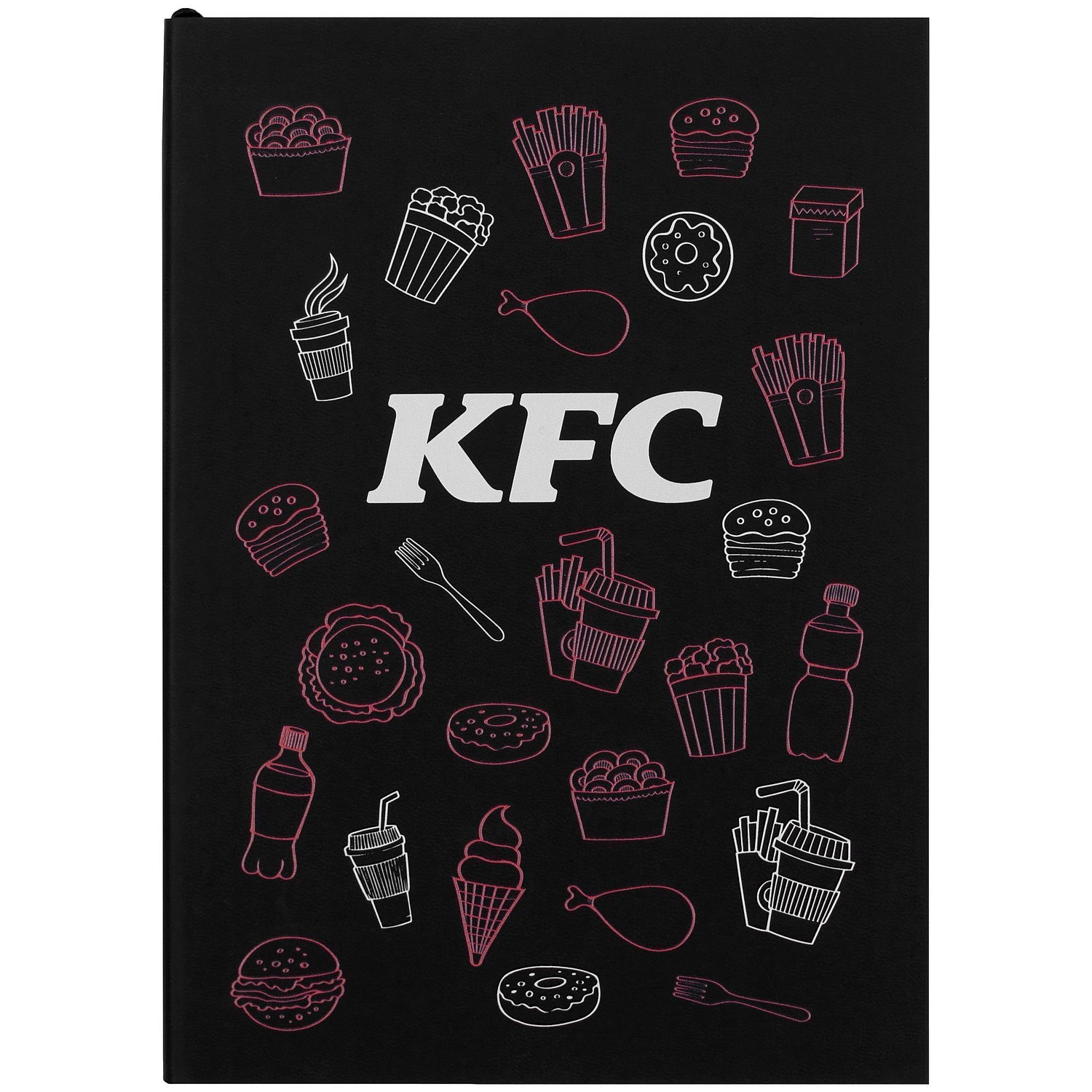 Набор Flat White, черный с логотипом