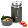 Термос для еды Relaxika 1000, хаки с логотипом