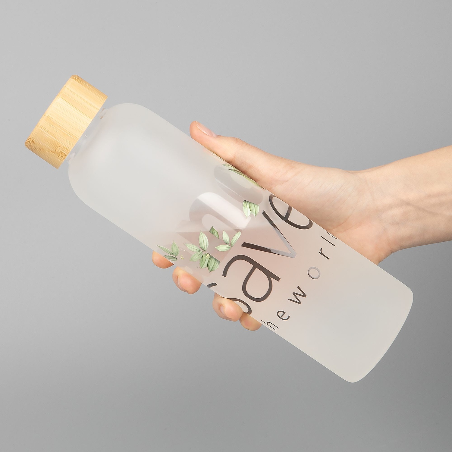 Бутылка для воды Nube, матовая с логотипом