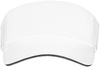 Козырек Ace, белый с черным с логотипом