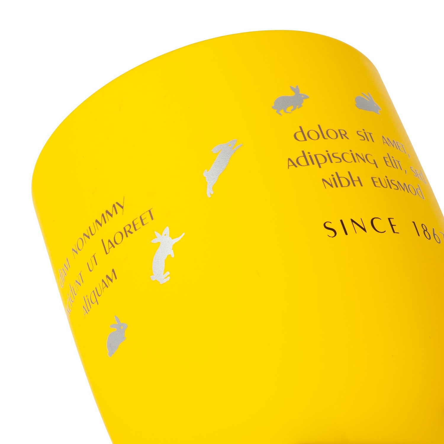 Кружка Surprise Touch Black с покрытием софт-тач, желтая с логотипом