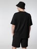 Футболка оверсайз мужская Boxy Men, черная с логотипом