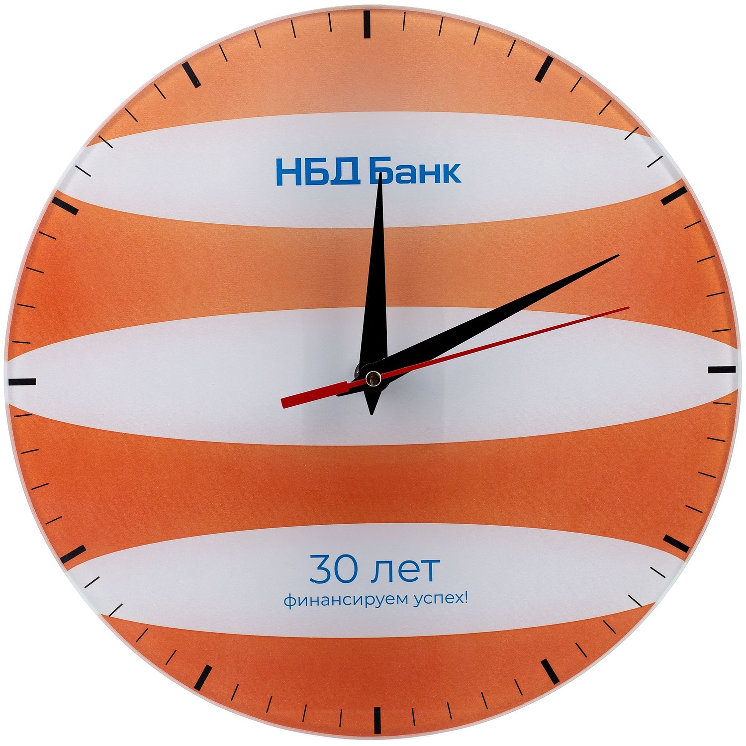 Часы стеклянные на заказ Time Wheel