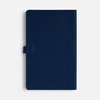 Ежедневник Lungo, недатированный, темно-синий с логотипом