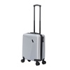 Чемодан Lama S, серебристый с логотипом