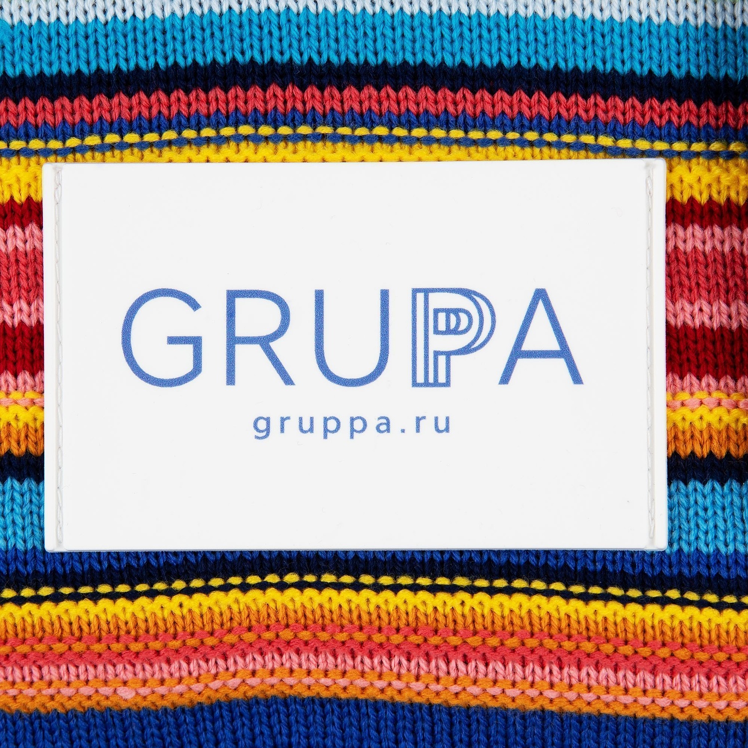 Лейбл из ПВХ Dzeta, ХL, белый с логотипом