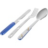 Набор походных столовых приборов Campsite, синий с логотипом
