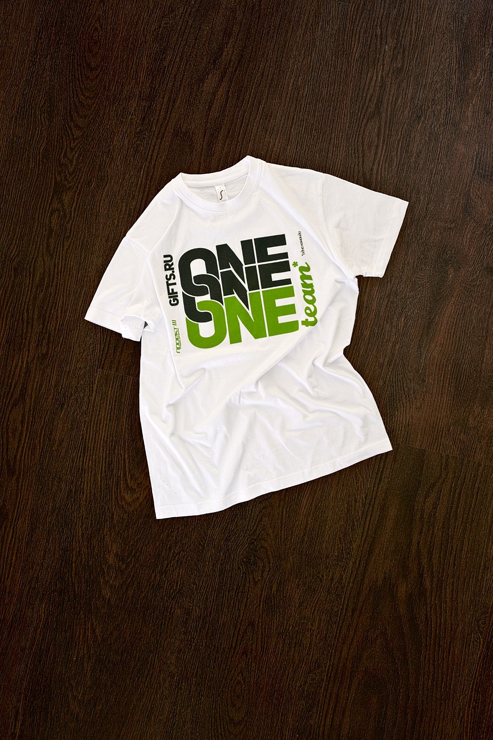 Футболка Imperial 190, голубая с логотипом