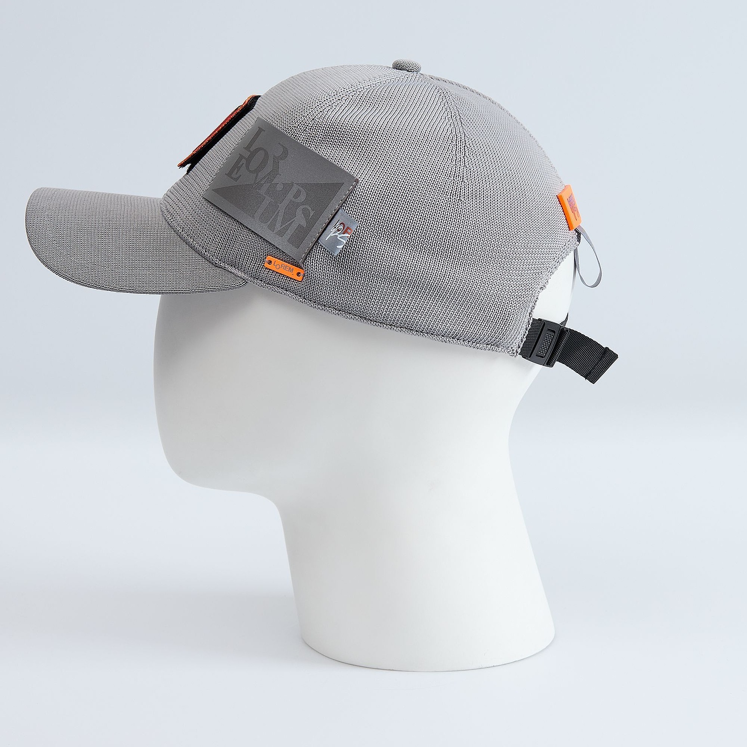 Бейсболка Dogoni, серая с логотипом