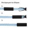 Наконечник для шнурка Nozzle, ver.2, черный с логотипом