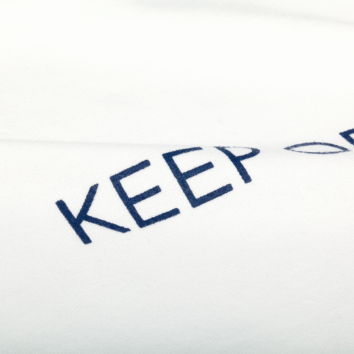 Свитшот унисекс Vozduh, молочно-белый с логотипом