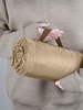Плед для пикника Comfy, бежевый с логотипом