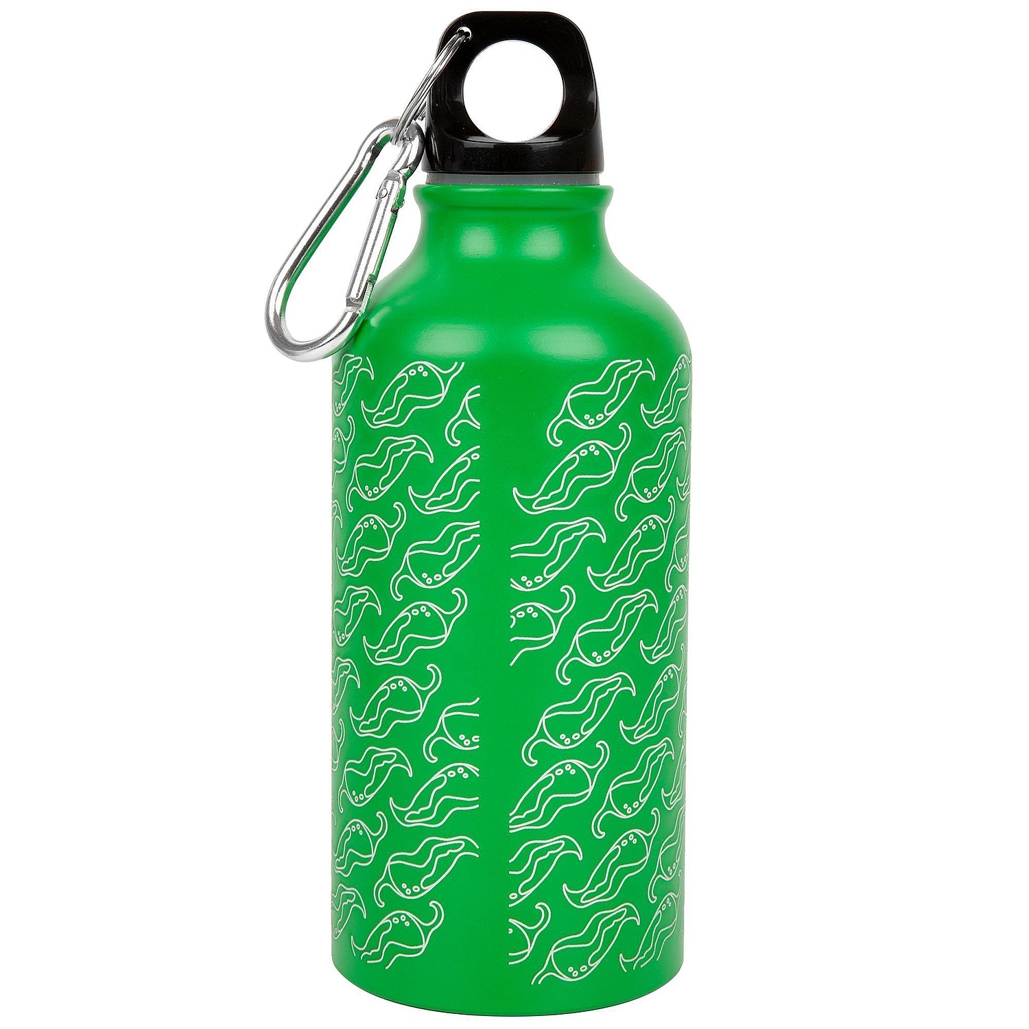 Бутылка для воды Funrun 400, зеленая с логотипом