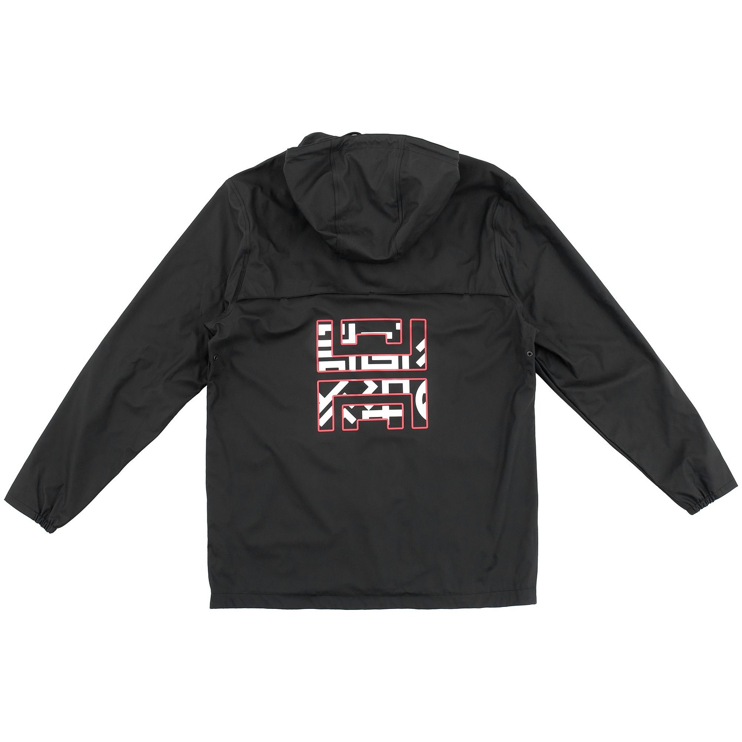 Дождевик мужской Squall, черный с логотипом