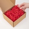 Бумажный наполнитель Chip, красный с логотипом