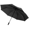 Складной зонт U.090, черный с логотипом