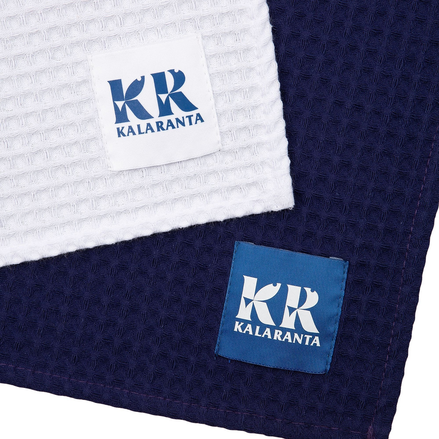 Лейбл тканевый Epsilon, L, белый с логотипом