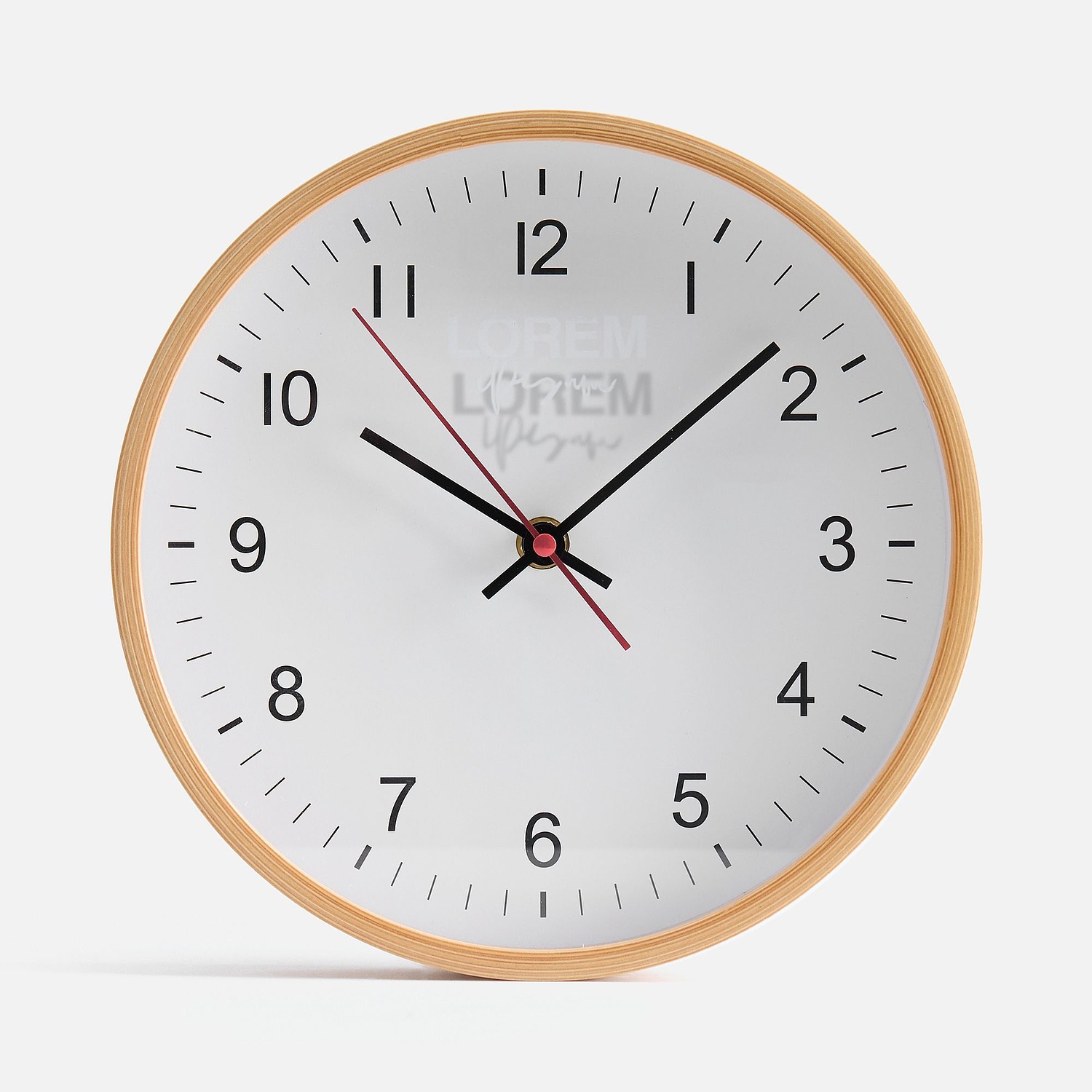 Часы Benty, белые с логотипом