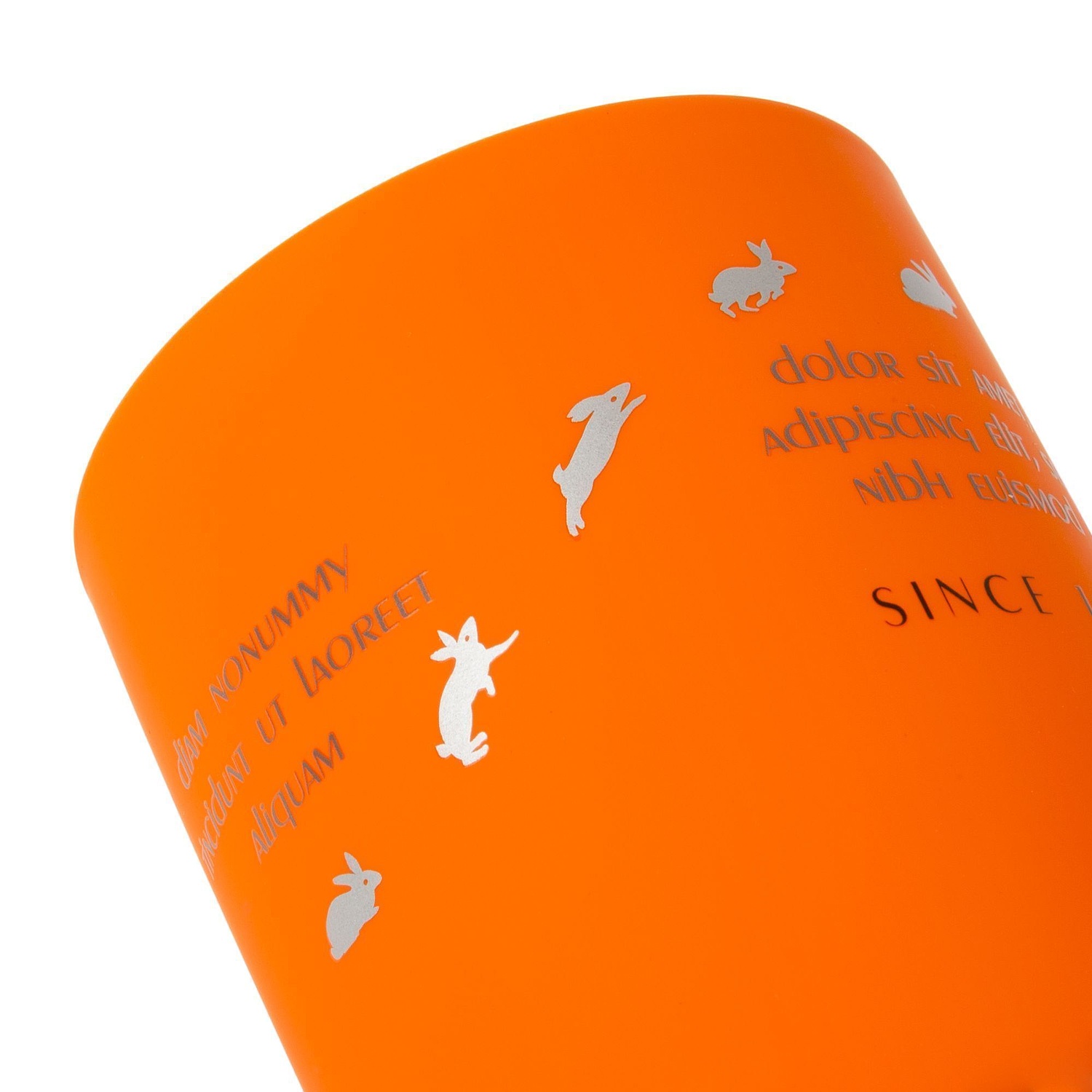 Кружка Promo Soft с покрытием софт-тач, оранжевая с логотипом