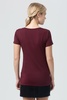 Футболка женская Martin Women, бордовая с логотипом