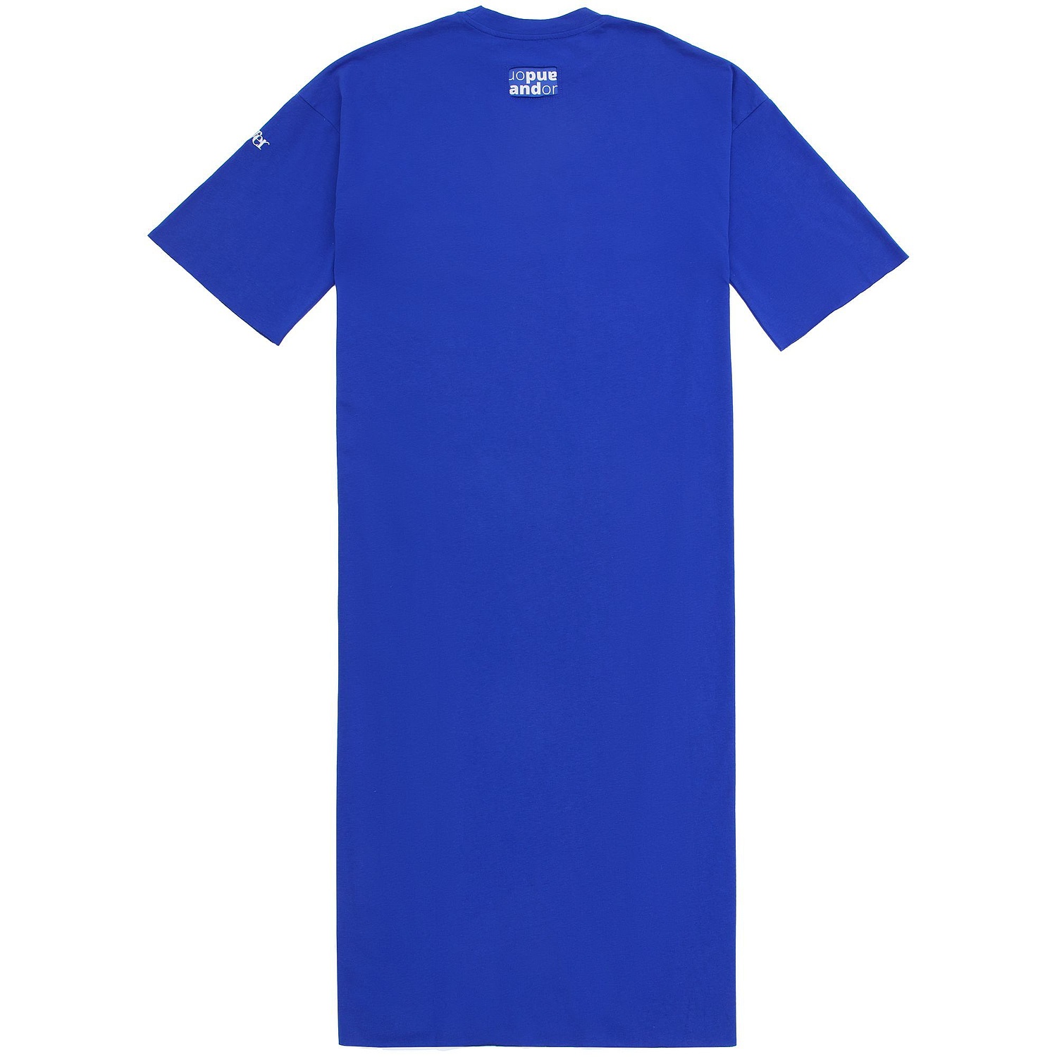 Платье D2, синее с логотипом