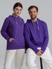 Толстовка с капюшоном Unit Kirenga, фиолетовая с логотипом