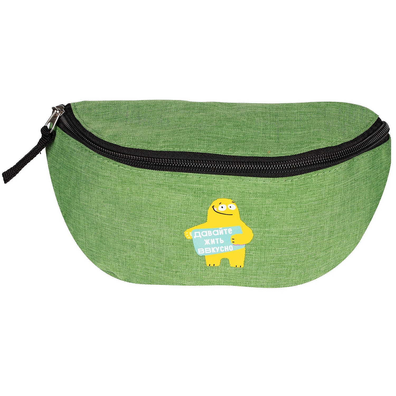Поясная сумка Handy Dandy, зеленая с логотипом