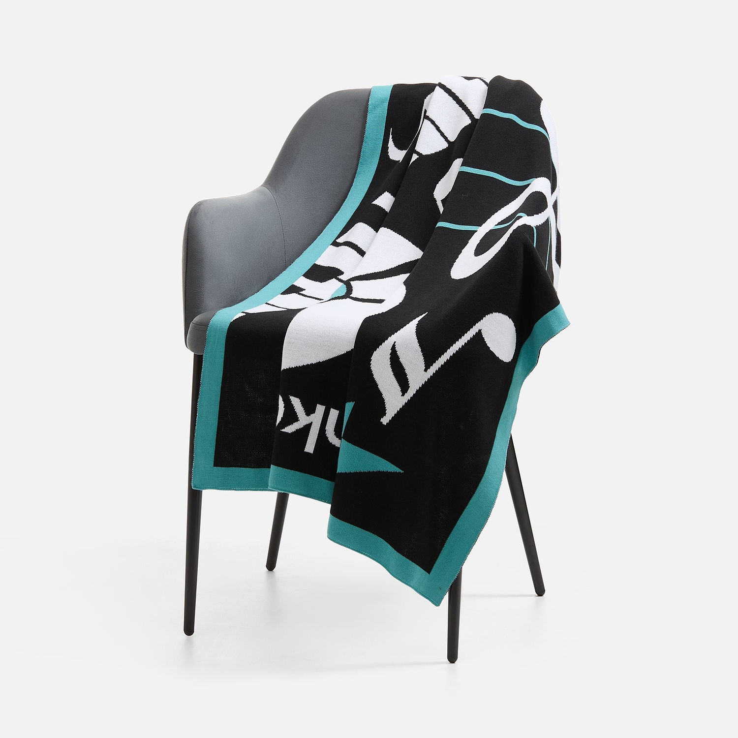 Плед на заказ Tricksy Net, 3 цвета, М, акрил с логотипом