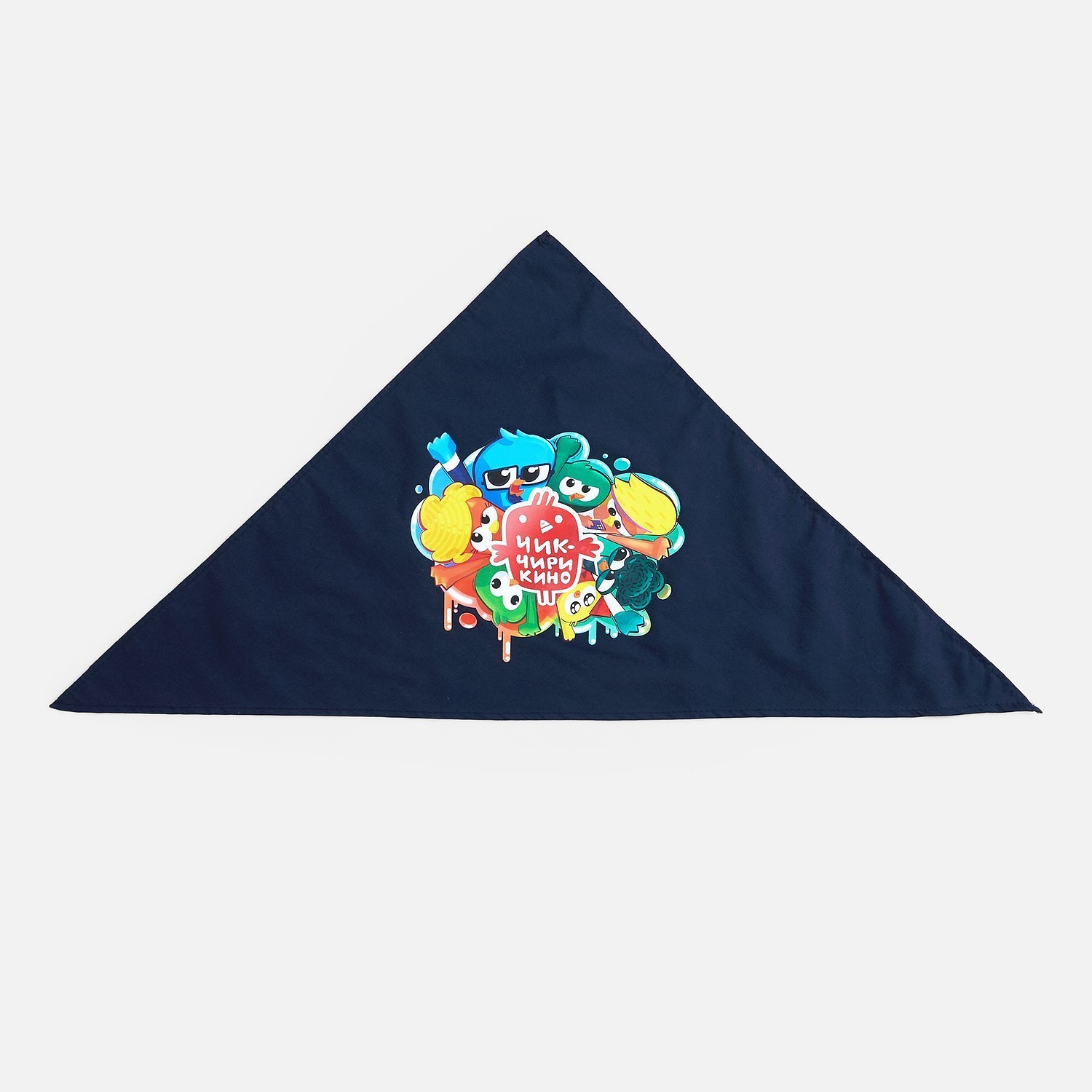 Шейный платок Bandana, темно-синий с логотипом