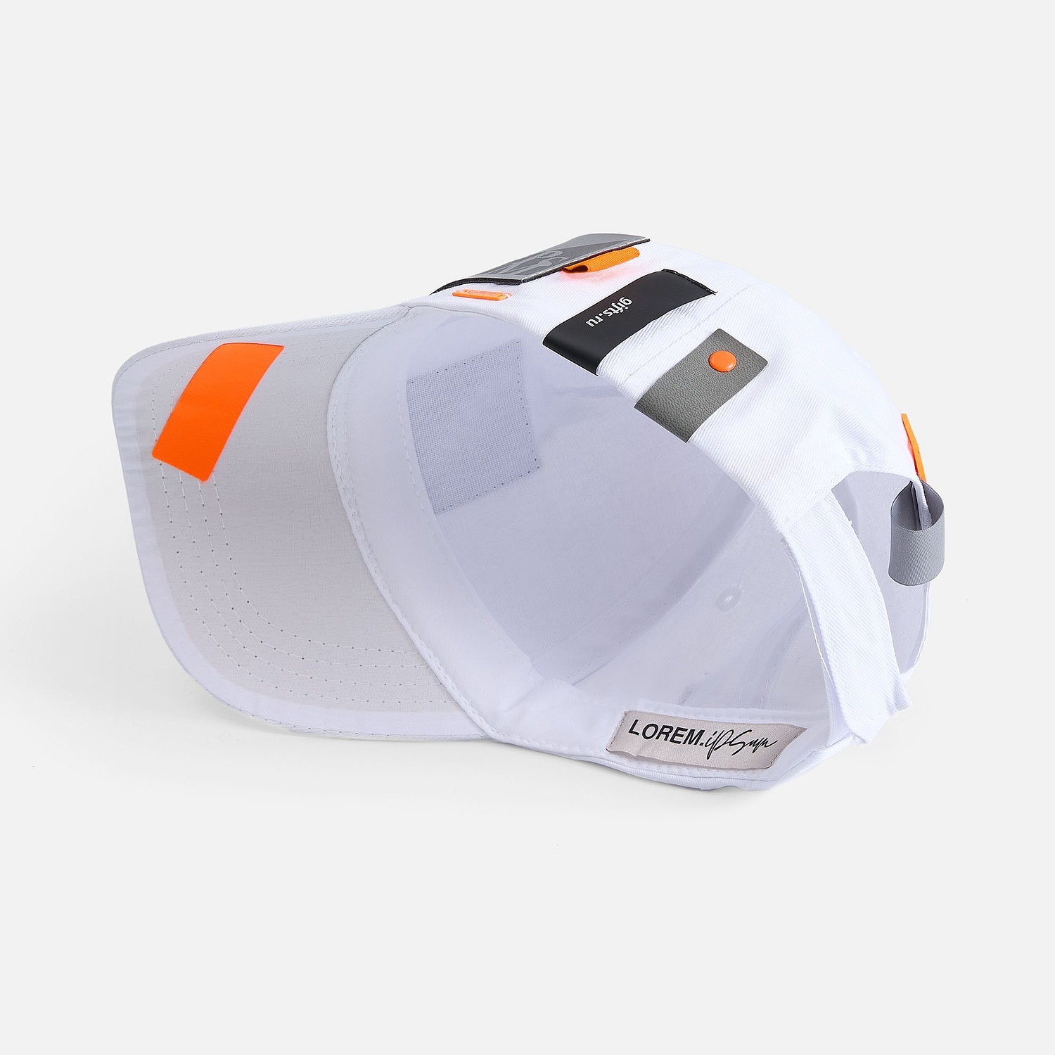 Бейсболка Promo, оранжевая с логотипом