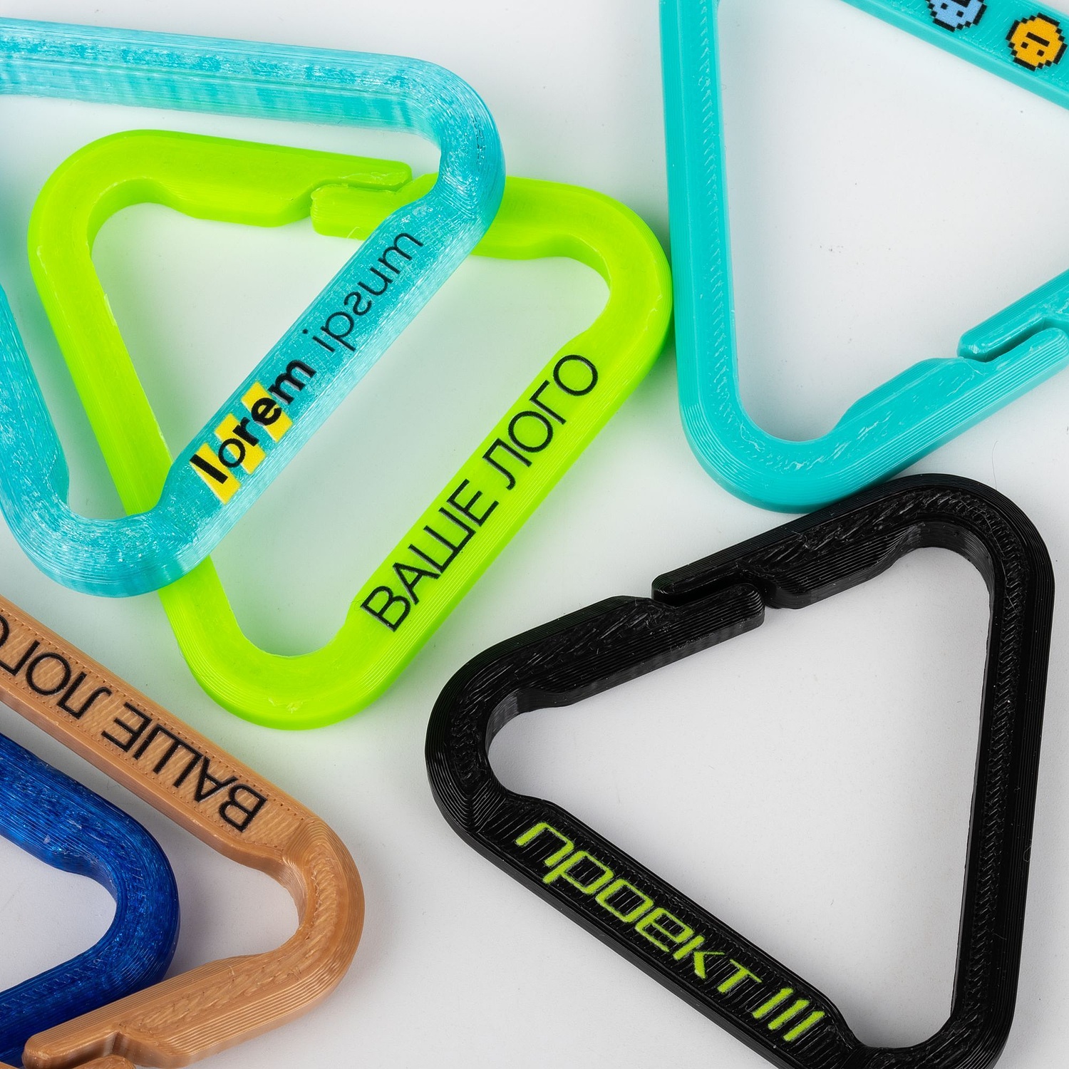 Брелок Impreso, 3D-печать на заказ, треугольник