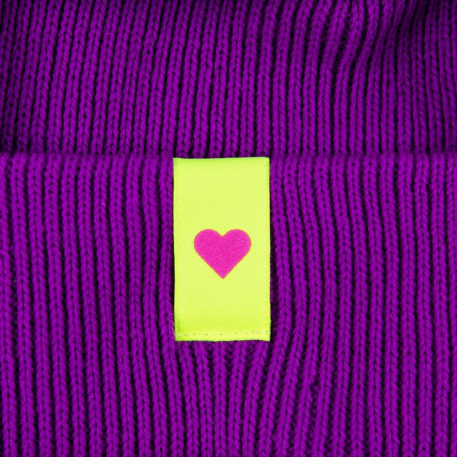 Лейбл тканевый Epsilon, S, желтый неон с логотипом