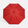 Зонт наоборот складной Futurum со светоотражающим кантом, красный с логотипом