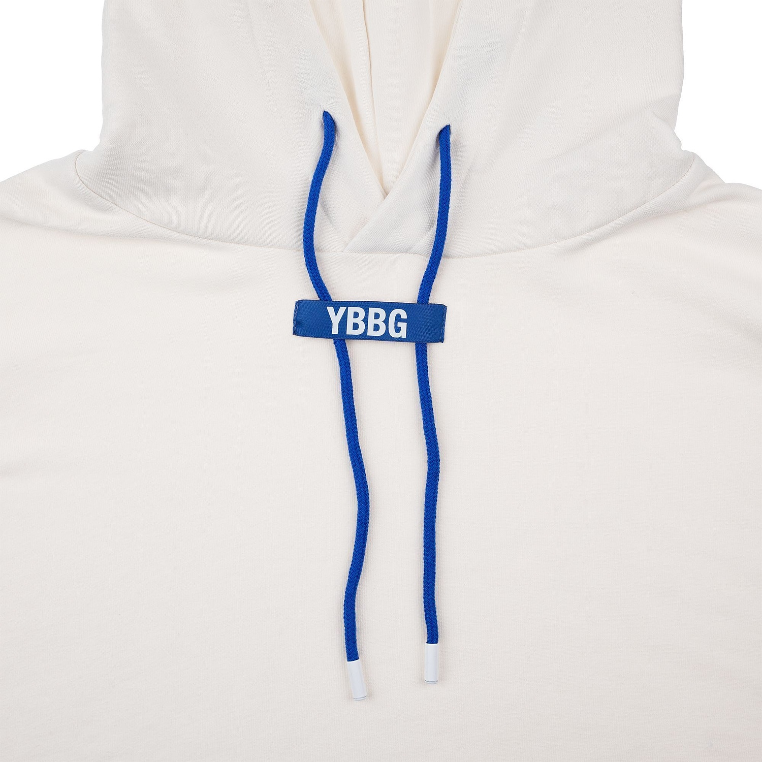 Худи унисекс H2, молочно-белое с логотипом